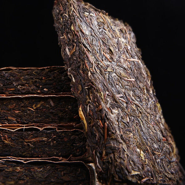 HelloYoung Spring Tea Slimming Green Tea 200g Top Pu-Erh Raw Tea Brick Bamboo Shoot Shell