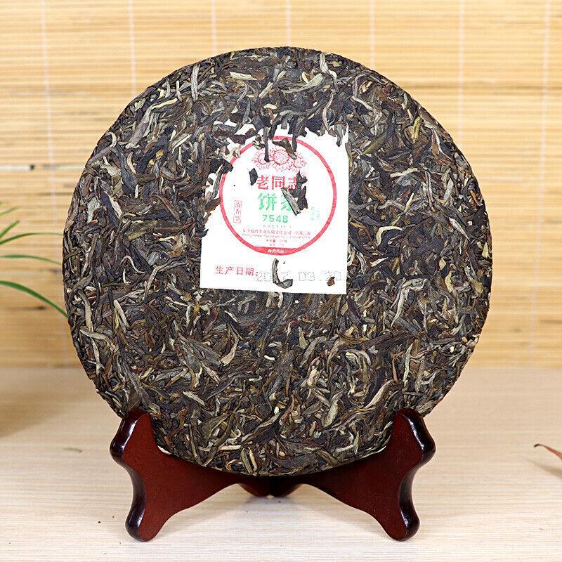 357g Raw Pu'er Haiwan 2017 Batch 171 Old Comrade 7548 Pu-erh Tea Cake Sheng Puer Secondary image