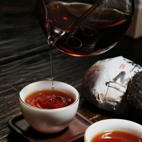 HelloYoung 500g Xin Yi Hao Bulang Mountain 200 Years Old Tree Tuo Cha Pu-erh Tea Ripe