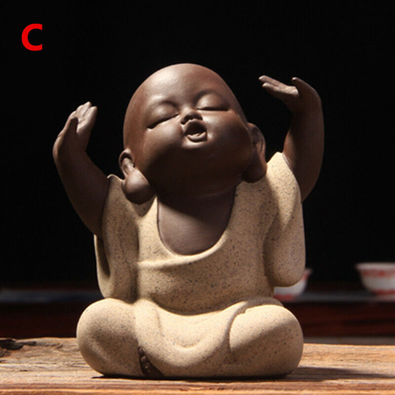 Hand Decoration Pet Monk Sand Tea Set Buddha Factory Outlets Tea Fitting