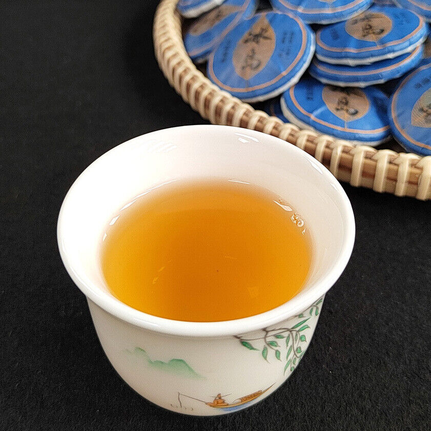HelloYoung Yunnan Pu-erh raw tea ripe tea white tea sun black tea 7g thin slice tea