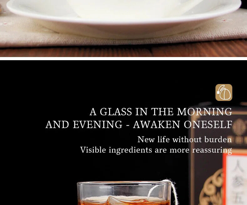 Ginseng Five Treasure Tea 150g/30 Bags Healthy Herb Tea Bag