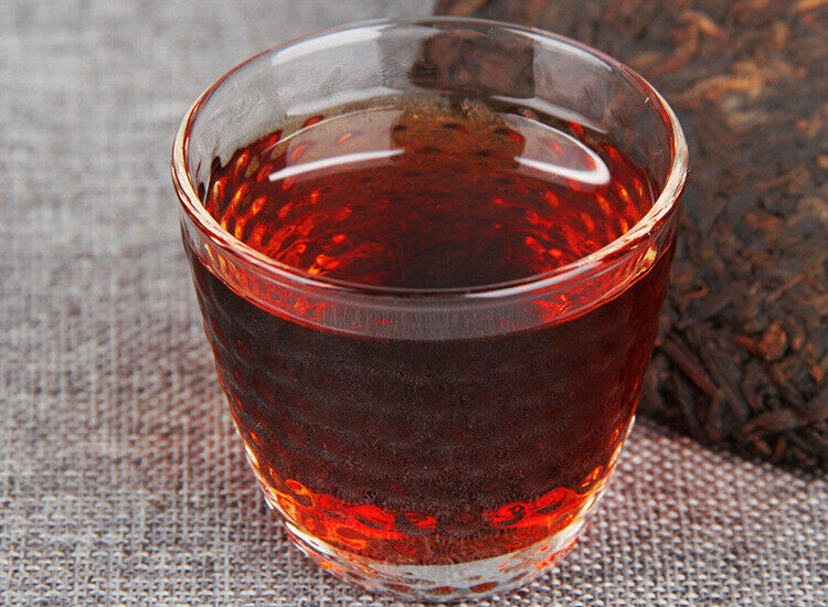 HelloYoung 200g Puerh Tea Cake The More It Ages The Better It Smells Old Tree Tea Ripe Cake
