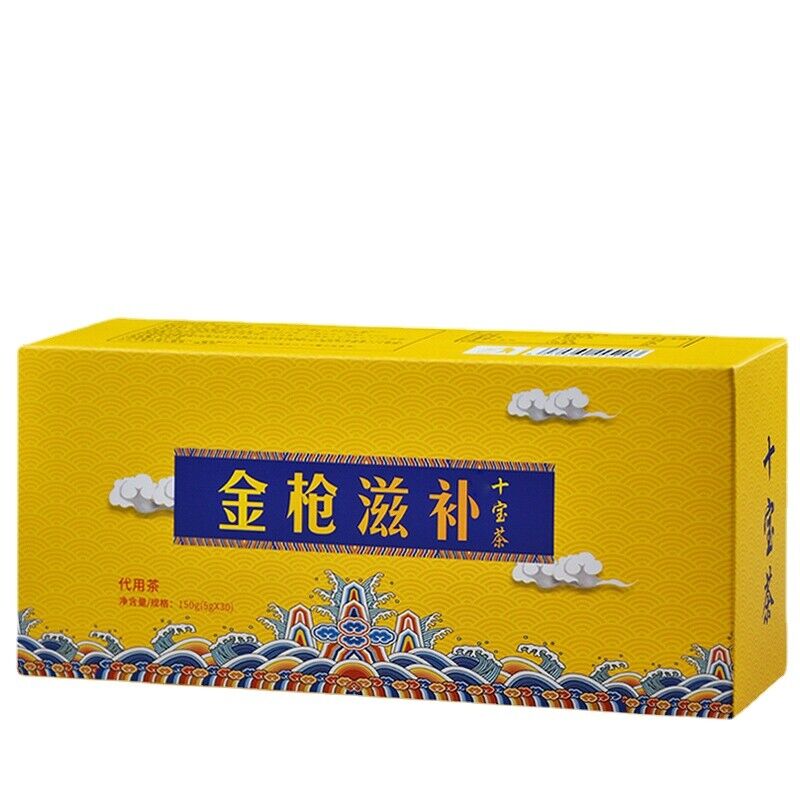 HelloYoung 150g Golden gun tonic ten treasure tea ginseng five solid tea health bag tea Main image