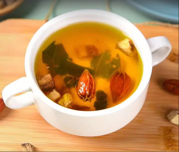 Gan Shu Tea with Kudzu Burdock Chrysanthemum and Honeysuckle Herbal Blend
