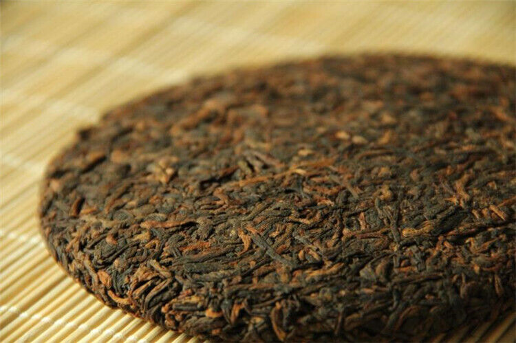 HelloYoung 200g Cang Pu Golden Bud Puerh Tea Ripe Cake Tea Menghai Chen Xiang Pu'er Cake