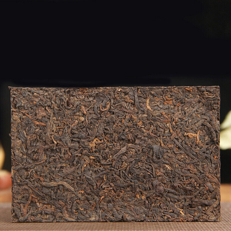HelloYoung Ancient Tree Aged Tea Mellow Black Tea Menghai Golden Brick Ripe Pu'er Tea 250g Main image