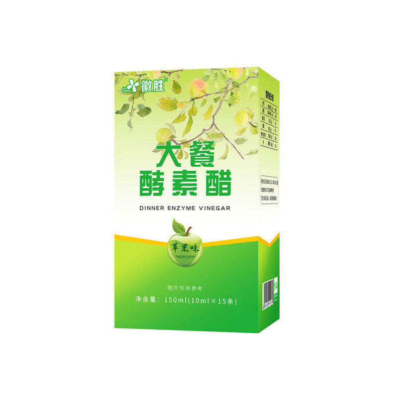 Dinner Enzyme Vinegar Beverage Apple Flavor Liquid Fruit Drink 150g