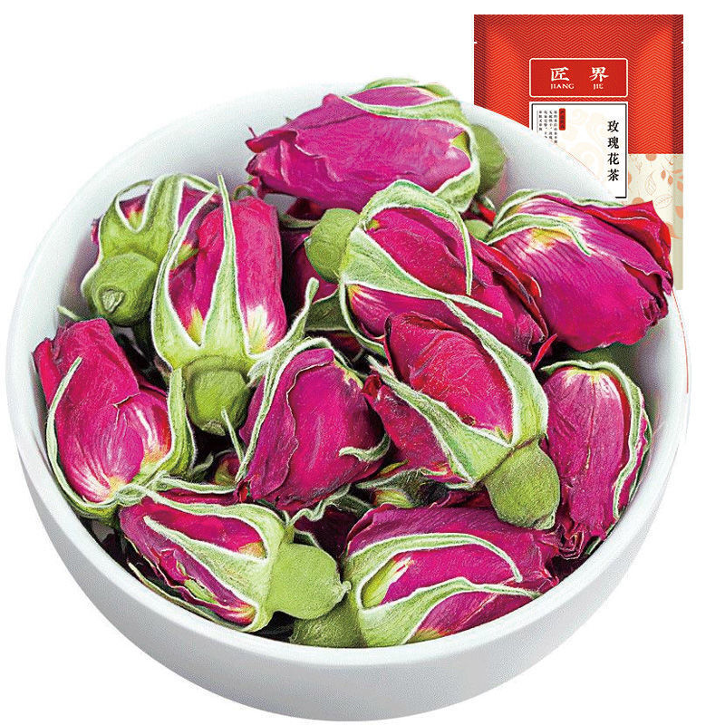 Premium Rose Bud Tea 250g Select Red Rose Flower Buds for Women's Health Main image