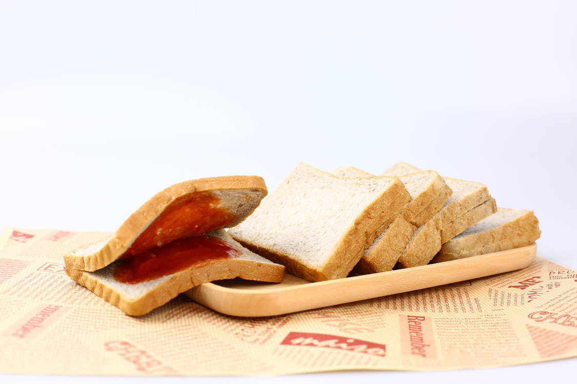 0-Fat Whole Wheat Bread Toast Low-Carb Meal Replacement Bulk Pack