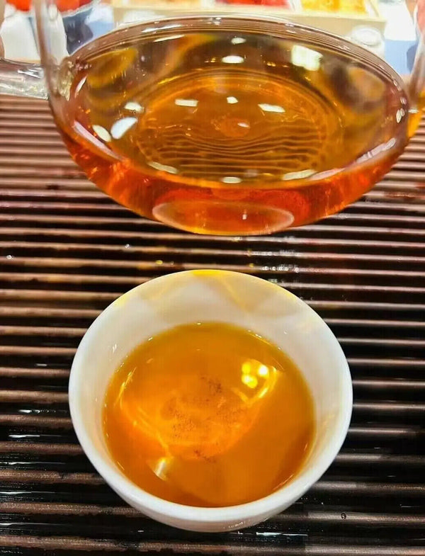 357g Old China Tea Raw Puerh Tea Yunnan Qi Zi Bing Cha Ripe Puer Tea Cake