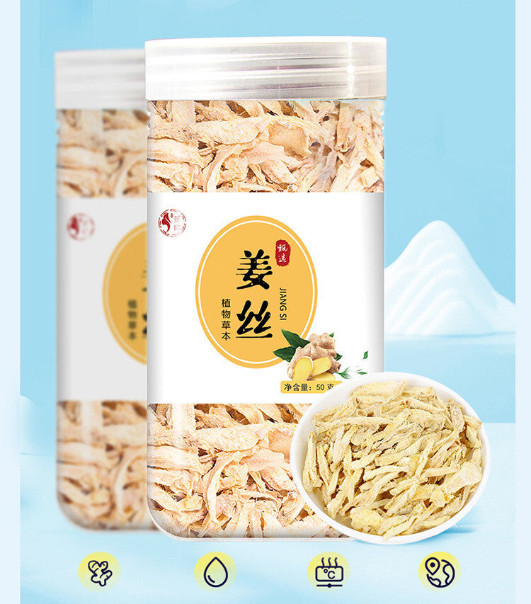 Dried Ginger Shreds Yellow Ginger Tea Slices for Stomach Health and Digestion