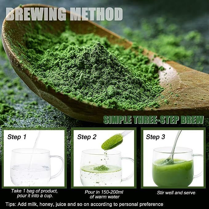 HelloYoung Imported Unsweetened Premium Organic Barley Grass Kosher, Vegan