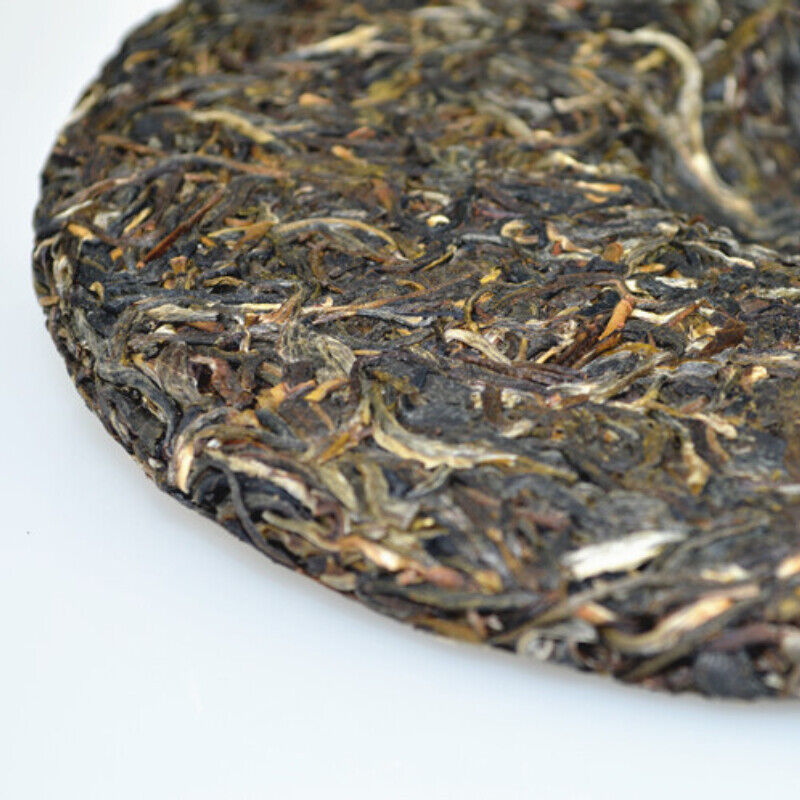Älterer Puer Rohtee Gepresster TeeKuchen Natürlicher alter Puerh Grüner Tee 357g