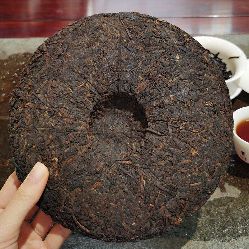 HelloYoung 357G Tea Puerh Tea Ripe Tea Lao Banzhang Iceland Yiwu Bulang Mountain