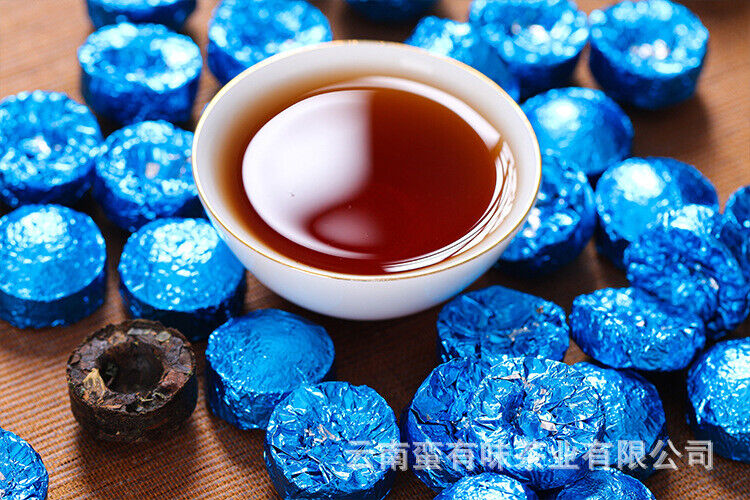 Yunnan Pu'er Tea Mini Seven Colored Small Golden Tuo Nuoc Xiang Ripe Tuo 500g Main image