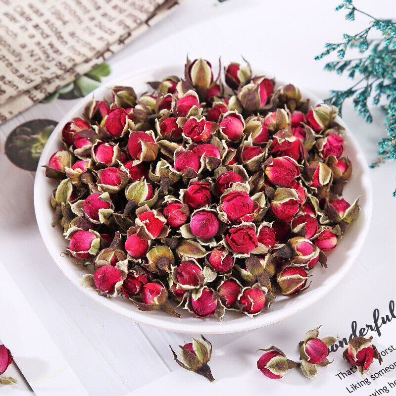 Fresh Golden Rose Flowers Tea -Sulphur-Free Dried and Bulk 80g Pack from Yunnan
