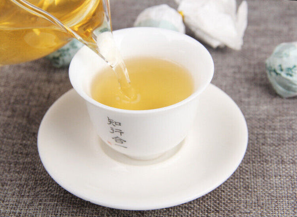 HelloYoung Glutinous Rice Fragrance Pu'er Raw Tea Dragon Pearl 500g Pu'er Tea Tuocha