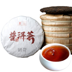 357g Pu-erh Gekochter Tee Kuchen Reifer Tee Große Original Shu Pu'er Tee China 茶