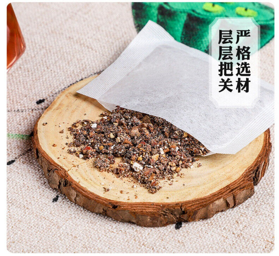 Men's Vitality Herbal Tea Mulberry Root Raspberry Ginseng Five Treasures Blend