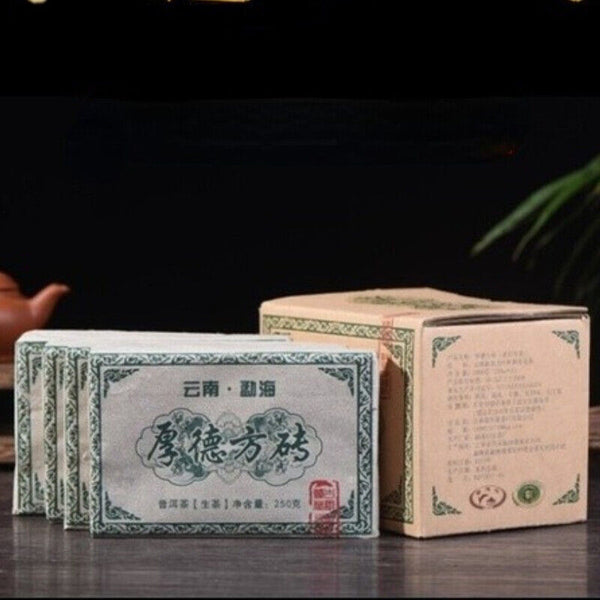 HelloYoung Natural Menghai Big Leaf Pu'er Tea Yunnan Green Tea Pu-Erh Cha Tea Bricks 1000g