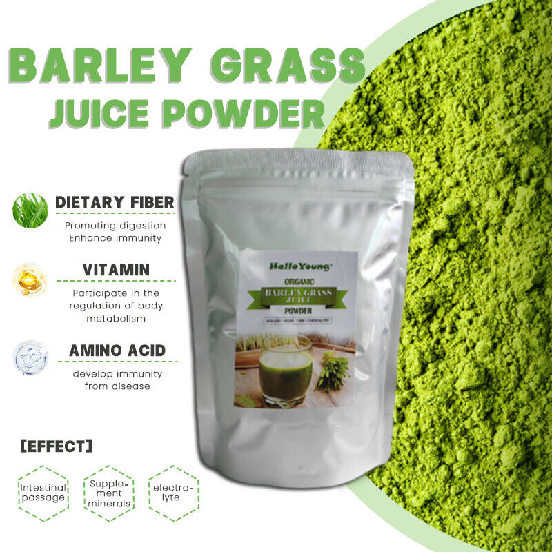 Premium Organic Barley Grass Contains Iron Vitamin C, & Vitamin E – Non-GMO