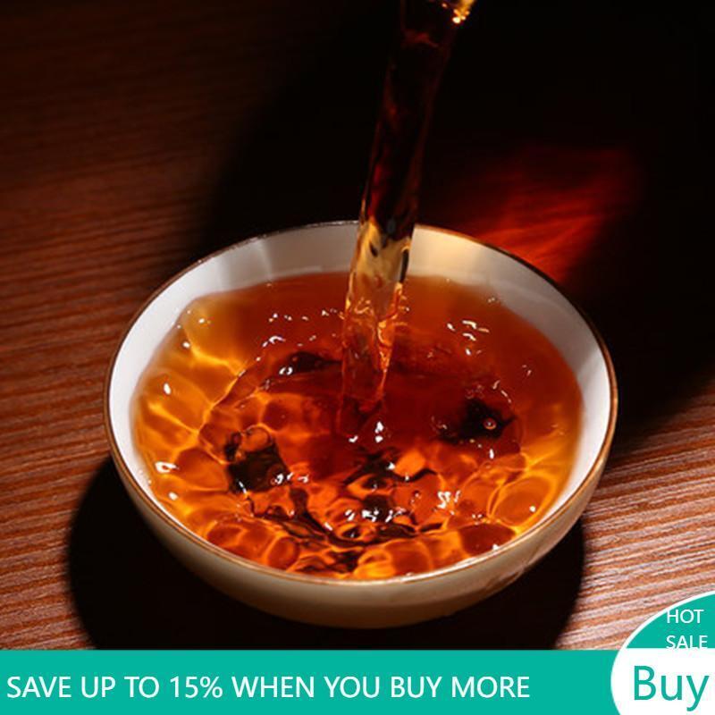 357g Yunnan Pu-erh Tea Pu'er Ripe Tea Menghai Springl Cooked Shu Seven Cake Tea Main image