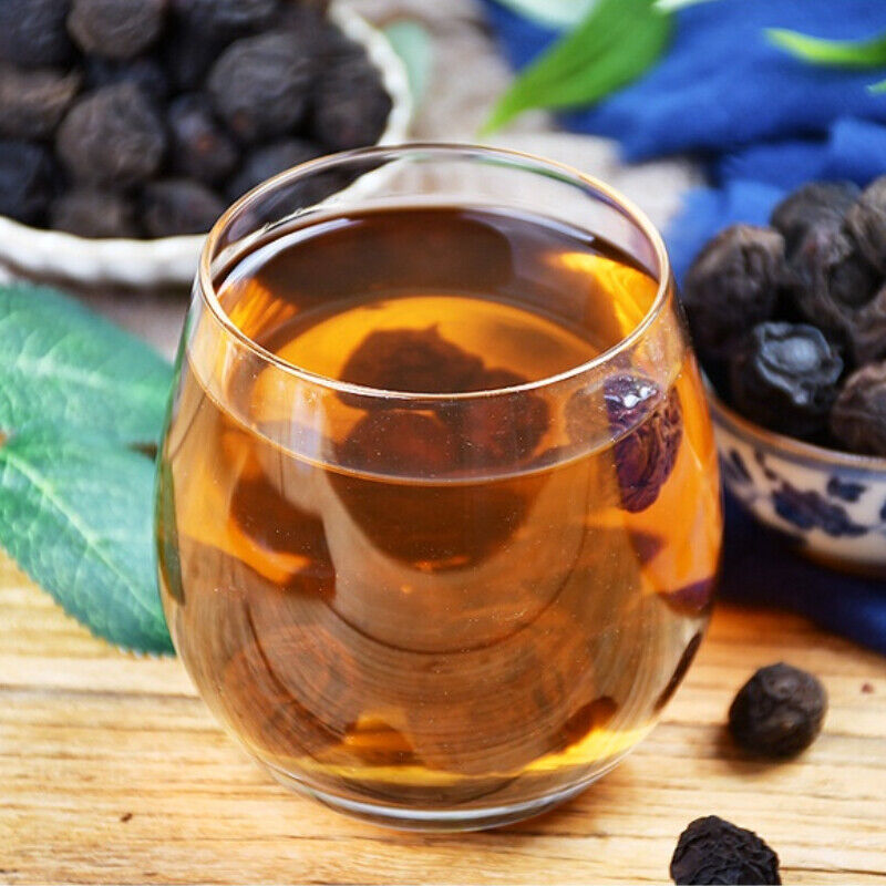 300g Organischer Wu Mei Gan Kräutertee getrockneter Ebenholz Tee Kräuter Tee