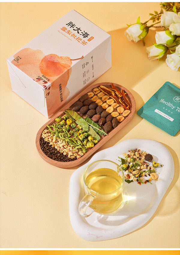 HelloYoung Fat Sea Snow Pear Loquat Chrysanthemum Arhat Fruit Tea Throat Tea Bag Tea