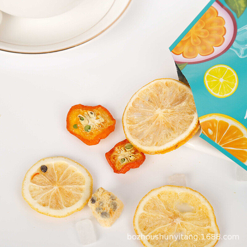 HelloYoung Kumquat Lemon Passion Fruit Tea Flower Fruit Tea Freeze-dried Lemon Slices 90g