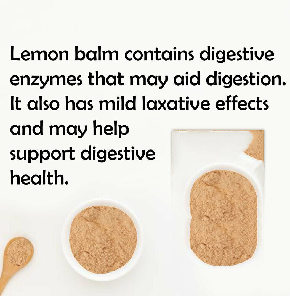 Lemon Balm Extract Powder 10:1 | Melissa Herbal Supplement 200G
