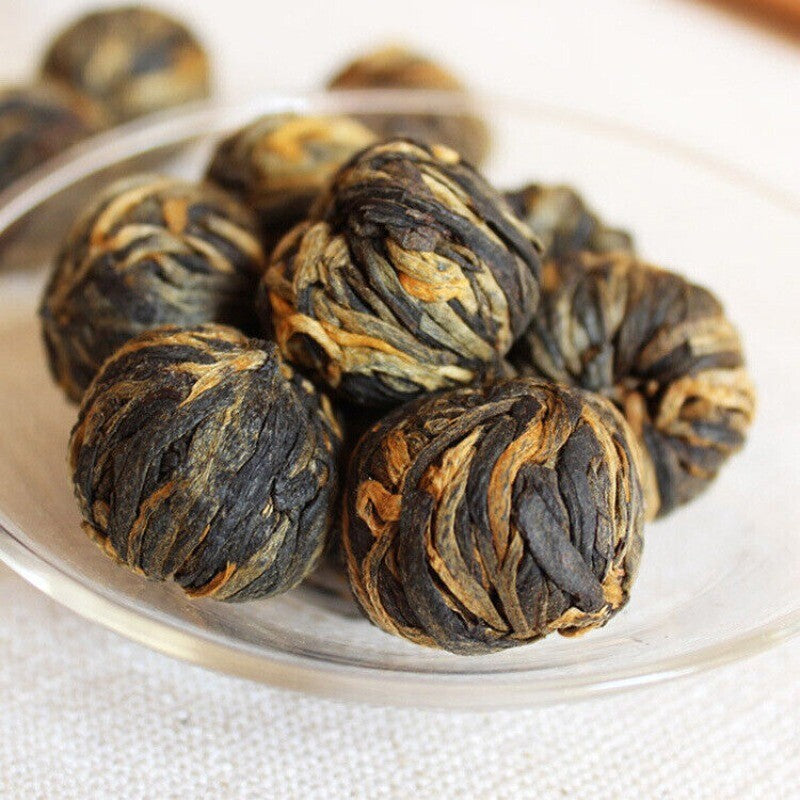 China Yunnan Dianhong Dragon Pearl Dian Hong Handmade Black Tea Gold Pearl 250g Secondary image