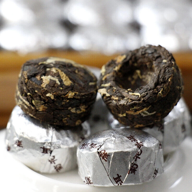 Brick Shaped Tea Yunnan Chrysanthemum Fermented Mini Puer Tuo Cha Puerh Tea 500g