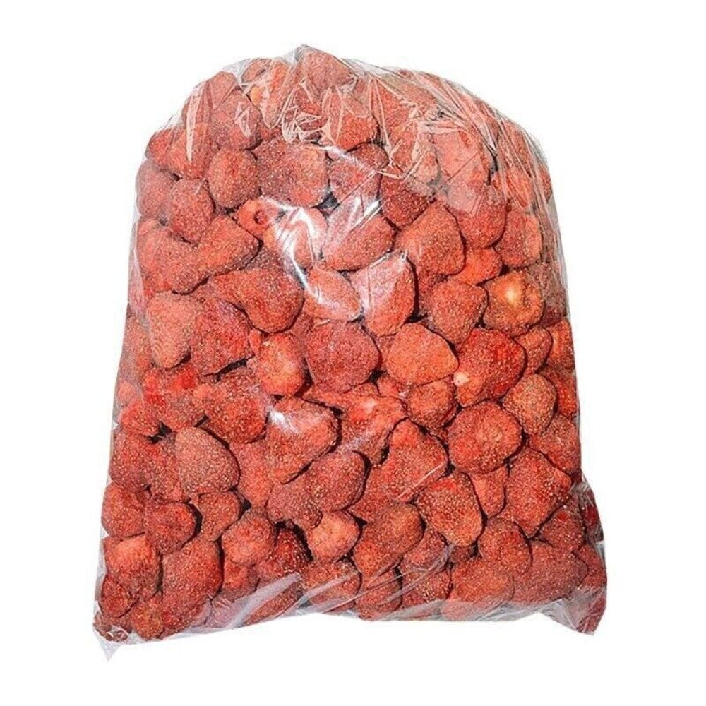 Natural Freeze-Dried Strawberry Bits Crispy Snack for Healthy Eating 500g