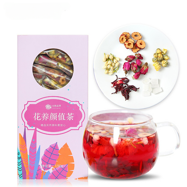 HelloYoung Rose Luoshen Wholesale Flower Tea Chrysanthemum Red Date Sliced Flower Tea