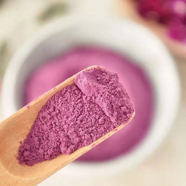 HELLOYOUNG TOP Grade Pure Rose Petal Powder -Pure, Pink Colour,Food Grade