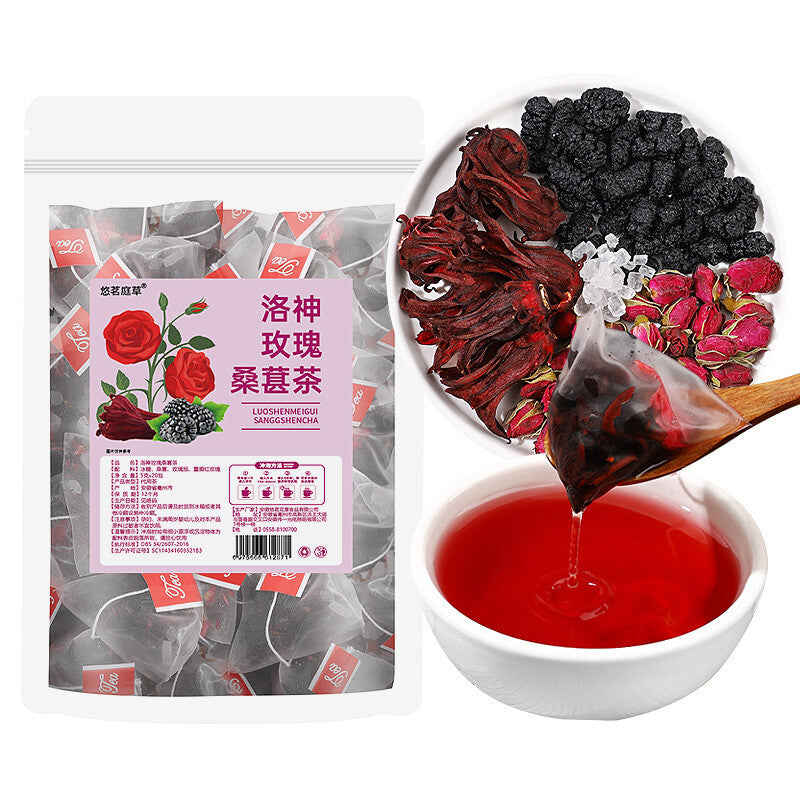 Mulberry Rose Roselle Tea Summer Flower and Fruit Tea  Goddess Plain Tea Main image