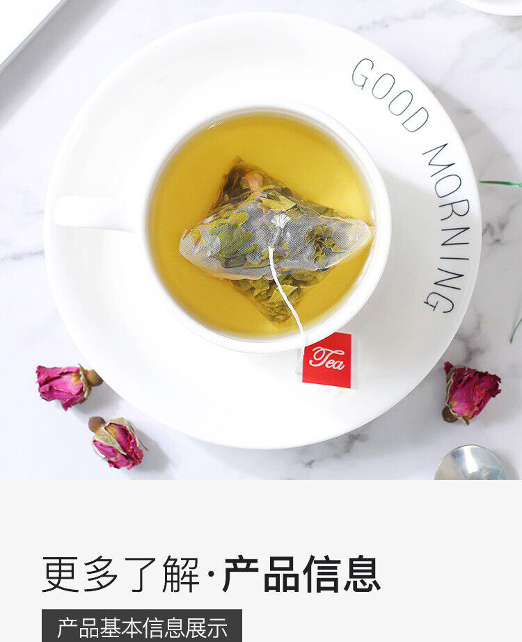 Cold Soaked Tea White Peach Oolong Honey Peach Flower Fruit Tea Triangle Bag