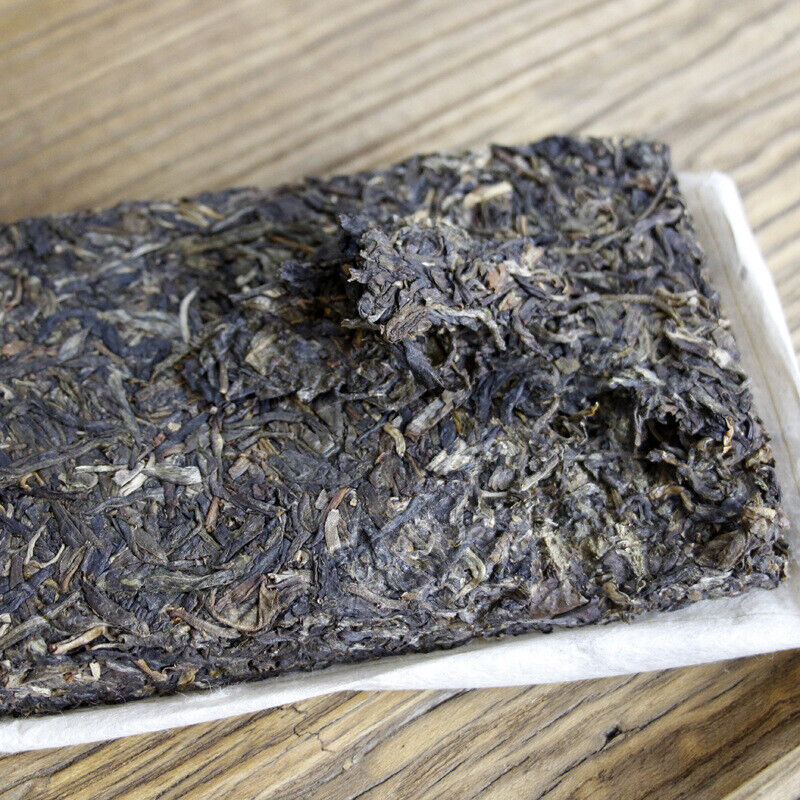HelloYoung 250g Yunnan Pu'er Tea Menghai Ancient Brick Tea Bada Mountain Jiao Mu Aged Pu'er