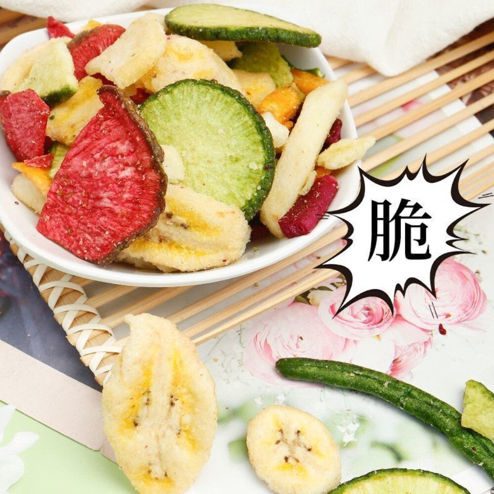 Miaoguo Mai Xiang 80g Mixed Fruit Veggie Crisps Freeze Dried Healthy Kids Snack Secondary image