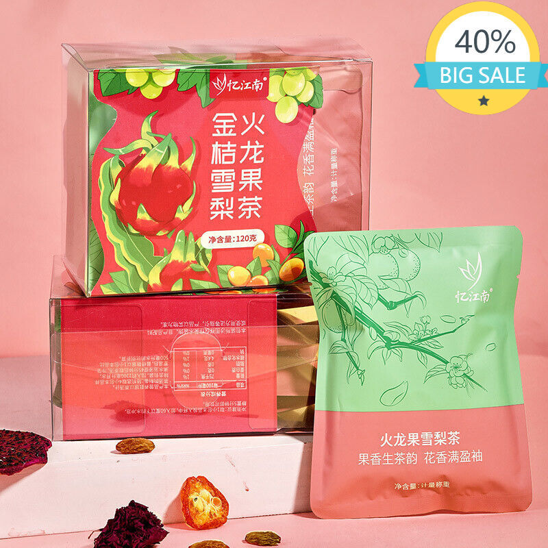 High quality Sydney Kumquat Dragon Fruit Tea Individual Sachets 120g Secondary image