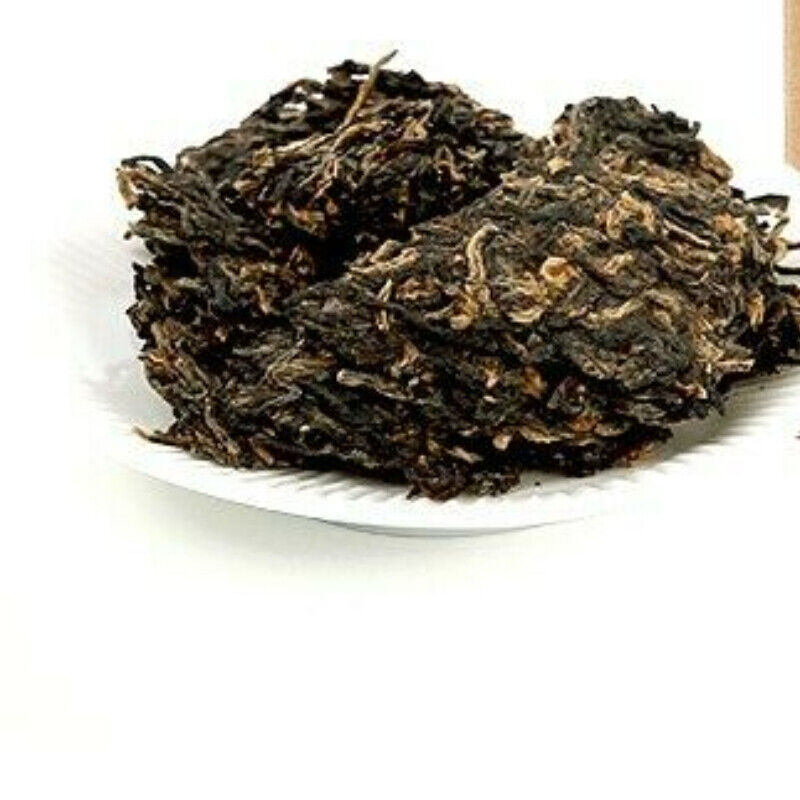 HelloYoung 100g Premium Hunan Jun shan Huang Cha Pressed Nuggets China Junshan Yellow Tea