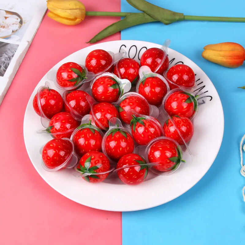 Fruit Flavored 3D Gummy Ball Candy Spherical Gum Eyeball Gummy Candy 30pcs