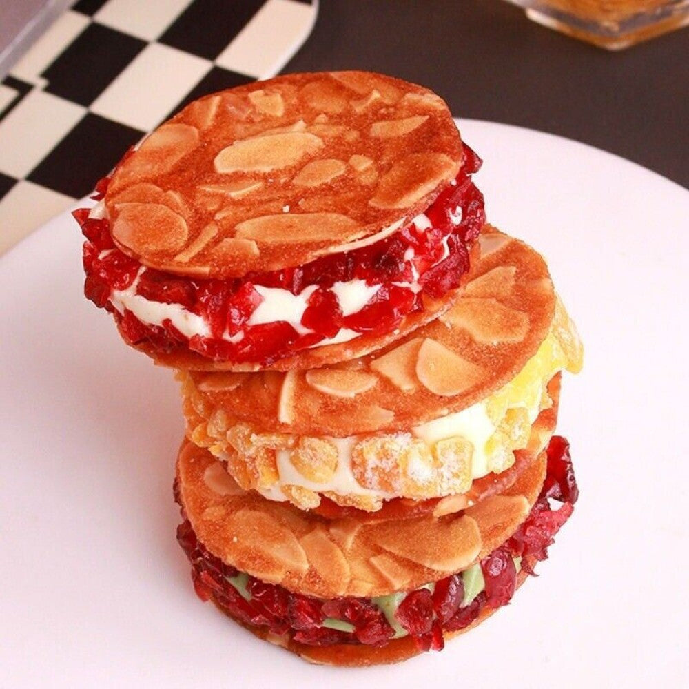 Cranberry Nougat Peach Almond Cookies Delicious Sharing Snack Secondary image