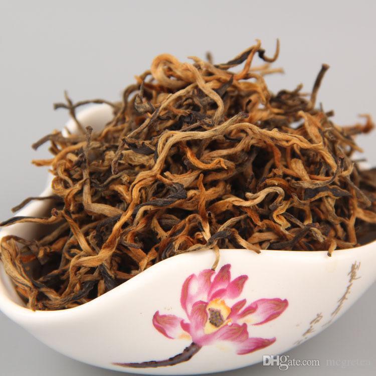 HelloYoung Dian Hong Tea Goolden Bud Orchid Fragrance Kungfu Black Tea Heallth Care 250g Main image