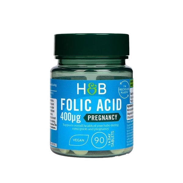 HB Folic Acid Tablet Men & Women Pregnancy Vitamin Nutrition 400ug*90 Tablets