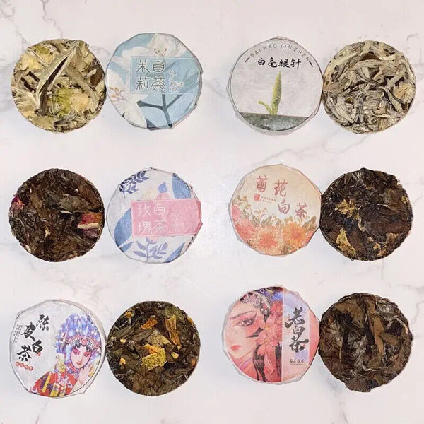 Fuding Orange Peel Shoumei Cake Opera Chenpi White Tea Mini White Tea Cake 250g