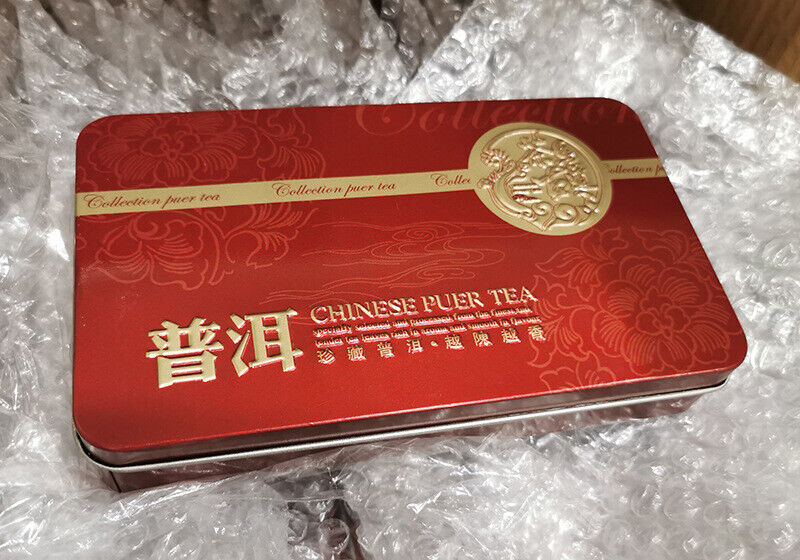 HelloYoung 15pcs/box Yunnan Nuoxiang Pu'er Ripe Tea Iron Box Nuoxiang Mini Tuo Tea
