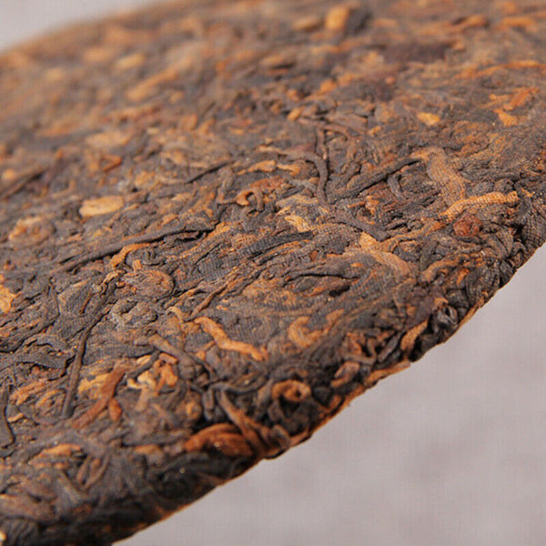 HelloYoung 357g Pu-Erh Ripe Tea Ancient Tree Pu'er Black Tea Handamde Craft Healthy Drink
