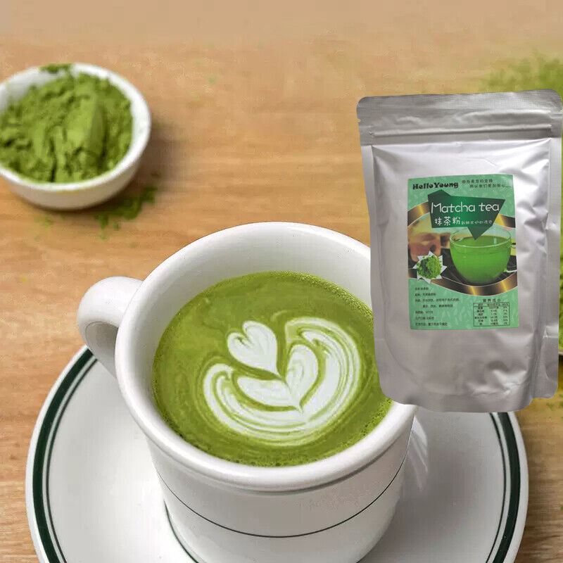 Original Matcha Green Tea Powder Slimming Baking Drinks 250g/8.8oz Secondary image